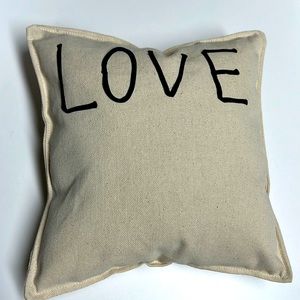 Tiny Linen pillow, baby pillow size 10”x10”